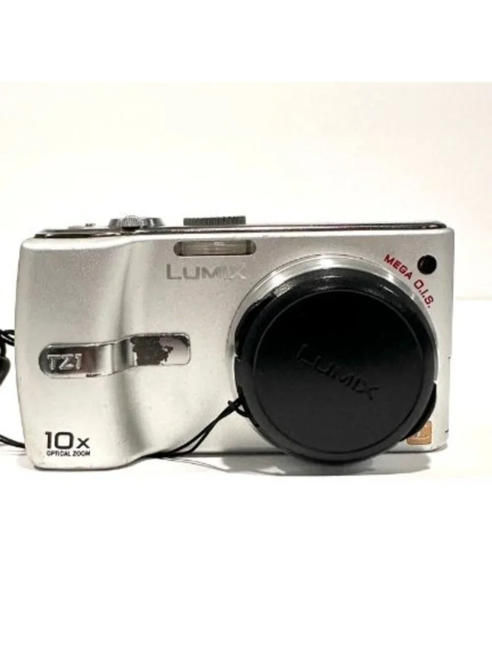 Y2K Panasonic DMC-T21 Lumix Mega O.I.S. Digital Camera w/ Battery & Case